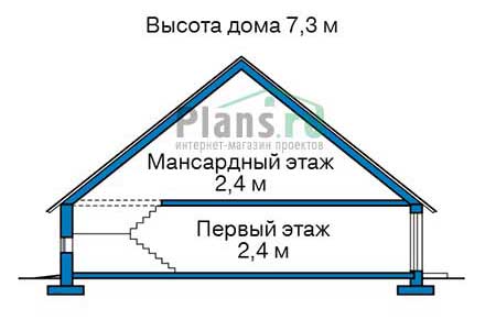 Высота этажей в проекте деревянного дома 10-15