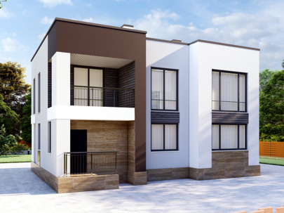 Проекты домов с плоской крышей — каталог с ценами на DOMAMO
